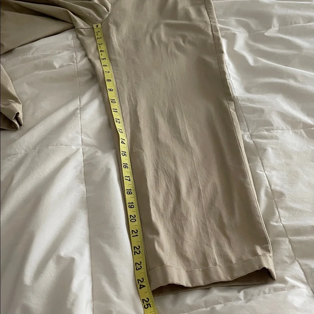 J. Crew Kate Khaki Straight-Leg Cotton Pants Size 6P